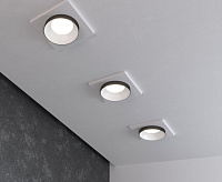 Светильник встраиваемый 116 MR16 белый/черный