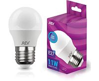 Лампа светодиодная шар G45, 11 Вт, Е27, 6500К 32522 2 (М)