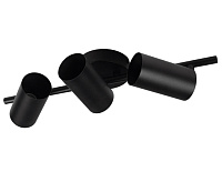 Светильник настенно-потолочный под лампу PCL 0403 3*GU10 BL черный IP20