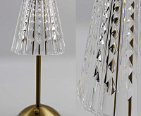 Настольная лампа CRYSTAL M 3W R-ON/OFF-130x295-CLEAR/GOLD-DC5V/1A-IP20