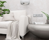 Веркель Рамка на 4 поста (алюминий) W0041706