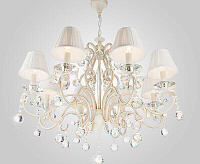Люстра с хрусталем 12075/8 белый сн/пр