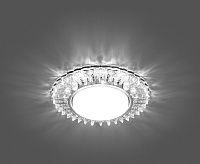 Светильник с подсветкой GX53 CD4025 15W 4000К прозрачный хром