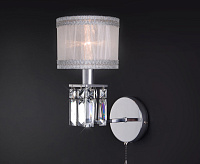 Бра 10099/1 хром/прозрачный хрусталь сн/пр