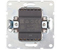 LK60 Переключатель 1-кл перекрестный белый 860604-1