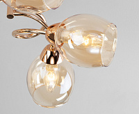 Люстра со стеклянными плафонами 30171/6 золото