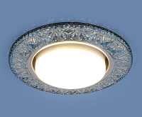 Светильник встраиваемый с подсветкой 3022 GX53 лазурный