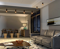 Светильник потолочный GU10 230V черный/золото DLN114