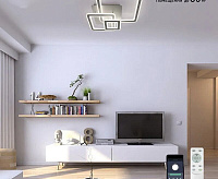 Люстра светодиодная "TRIPLEX SQUARE" 124W 3S-APP--596/596/146 -WHITE/WHITE-220V-IP20