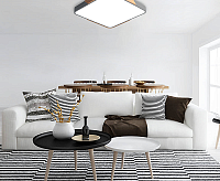 Накладной светильник PPB Scandic-S 24w 4000K GR/W IP20 с деревянной планкой