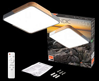 Накладной светильник PPB Scandic-S 72w 3000-6500K GR/W IP20 с деревянной планкой