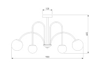 Люстра 30177/6 хром