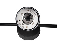 Светильник настенно-потолочный под лампу PCL 0703 3*GX53 BL черный IP20