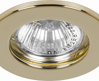 Светильник встраиваемый GU5.3 MR16 DL10 золото