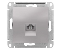 AtlasDesign алюминий Механизм розетки компьютерной RJ45 ATN000383