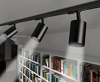 Трековый светильник PTR 26 GU10 BL (черный, компактный адаптер) IP20 Jazzway