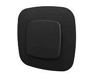 Valena ALLURE Переключатель 1-кл c лиц панелью безвинт зажимы антрацит 752916