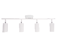 Светильник настенно-потолочный под лампу PCL 0404 4*GU10 WH белый IP20