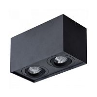 Светильник потолочный 2*GU10 50W 220V черный A5544PL-2BK