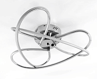 Люстра светодиодная "LIANA MONO" 70W R-490-CHROME/OPAL-220V-IP20/4000K