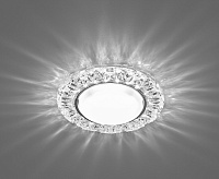 Светильник с подсветкой GX53 CD4023 15W 4000К прозрачный хром