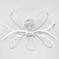 Люстра светодиодная 90134/12 белый с серебром сн/пр