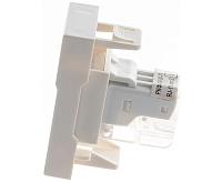 РКФ-10-00-П Розетка телефонная RJ-11 кат.3 (на 1 модуль) ПРАЙМЕР белая IEK