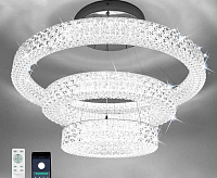 Люстра светодиодная "AKRILIKA" 120W 3R-APP-600-CHROME/CLEAR-220-IP20 