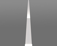 Подвесной LED светильник DLR038 7+1W 4200К белый матовый сн/пр