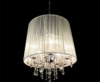 Люстра металл 2045/5 хром/белый