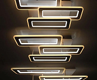 Накладной светильник "TRIPLEX DOUBLE" 110W 3L-APP-630x370X140-WHITE/WHITE-220-IP20