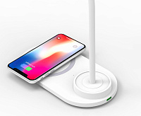 Настольная лампа DE588 белый LED 3000-6400K 3W сн/пр