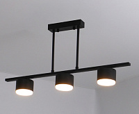 Люстра "LAMPADA" 3xGX53 600x80x290-BLACK -IP20
