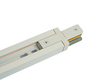 Коннектор прямой для шинопровода белый LD1020 для CAB1007