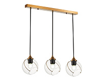 Подвесной светильник SLE103103-03 золото/прозрачный