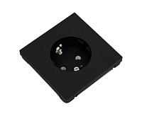 ArtGallery Розетка 1-я с/з карбон GAL001043