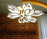 Люстра светодиодная SF5027/9C-WT-GD-RGB