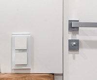 Веркель Выключатель 1-кл (белый) WL01-SW-1G/W1110001