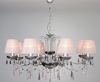 Люстра металл 10086/8 серебро сн/пр