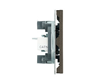 Эмили Розетка TV + компьютерная RJ-45, антрацит, RST00-5106-09