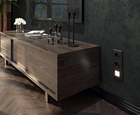 Веркель Рамка на 3 поста (Fiore черный матовый) W0032208