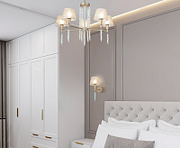 Бра 60148/1 матовое золото