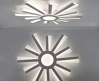 Люстра светодиодная "TERESA" 70W R-APP-550x50-WHITE/WHITE-220-IP20