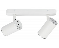 Светильник настенно-потолочный под лампу 2*GU10 белый хром OL35-2 WH