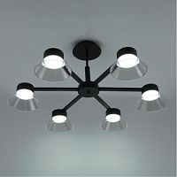 Люстра "LATEA" 6xGX53 R-750x330-BLACK/CLEAR -220-IP20