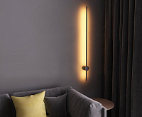 Бра CODE 8W L-600x55x96-WW-BLACK-220-IP20