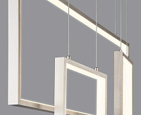 Подвесной LED светильник 90178/3 сатин-никель с ПДУ