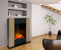 Каминокомплекс: Электрокамин Vivaldi, Муляж дров OMACC-LL, Камин OMMOD 400 