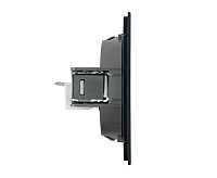 Мия Розетка компьютерная RJ-45, черный бархат, RST00-3117-05