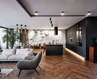 Светильник подвесной 35w MR16. черный ML1888